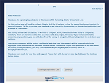 Tablet Screenshot of grewalm3emarketing.surveyanalytics.com