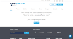 Desktop Screenshot of humanaveterans.surveyanalytics.com