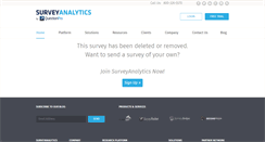 Desktop Screenshot of lakemacservices.surveyanalytics.com